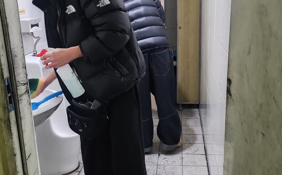 부산식당청소 명륜클린 현장